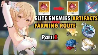Elite Enemies Artifacts Farming Route NO RESIN NEEDED | Genshin Impact Part 2