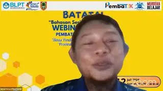 Webinar Pembatik dan Kihajar Provinsi Kalimantan Selatan Jenjang SMA, SMKdan SLB