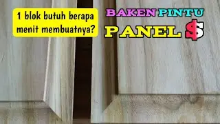 Cara membuat panel / baken pintu TEHNIK minimalis