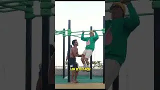 Pretended to be a Nerd in the Calisthenics park 
