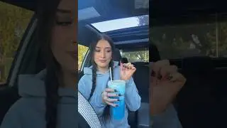 trying the TikTok viral Dutch Bro’s drink | #shorts #trend #tiktok