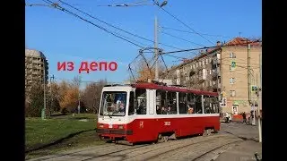 Поездка на трамвае 71-134А (ЛМ-99АЭ) №30025 №27 из депо Таллинская улица-м.Щукинская