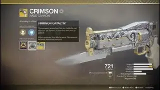Destiny 2 - CRIMSON CATALYST UPGRADE