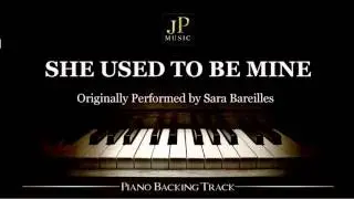 She Used To Be Mine by Sara Bareilles - Piano Accompaniment