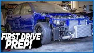 Final First Drive Prep On Fully Built Evo 9 | Brake Bleed, Clutch Adjust + MORE!