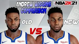 NBA 2K21 LATEST PATCH #1 UPDATE COMPARISON OF ANDREW WIGGINS LATEST LOOK(PC VERSION)