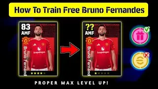How To Train Free Bruno Fernandes In eFootball 2024