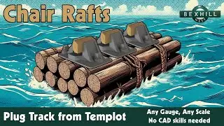S2 E37 Chair Rafts | More 3d printed model railway track from Templot