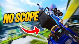 I Hit a 360 Jump Pad No-Scope Kraber Headshot in Apex Legends, But it was on the ground... #shorts