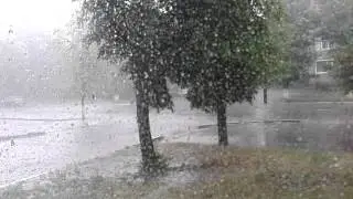 Сильный ливень