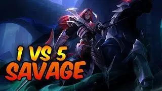 TOP 10 PERFECT 1V5 SAVAGE - Mobile Legends #1