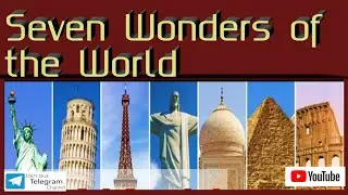 Seven wonders and others// ancient world// #gk #geography #viral
