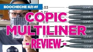 Boocheche VLOG #5 -- Copic Multiliner Review