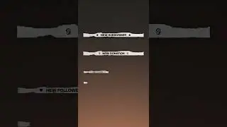Animated Black & White Twitch Overlay Package for Streamers #twitch #streamer #shorts