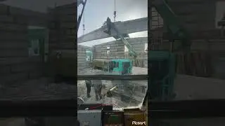 Монтаж фермы 13тонн в 2 крана . Кс 45717. Будни автокрановщика