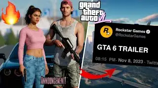 GTA 6 TRAILER RELEASE DATE 😍❤️‍🔥 #gta6 #rockstargames #releasedate
