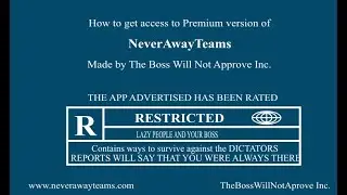 NeverAwayTeams - How to get premium access in 2min