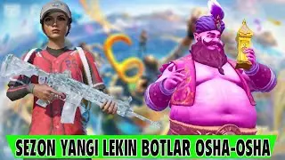 PUBGDA YANGI SEZON, LEKIN ERANGIL XALIXAM BOTLARNING QO'LIDA (PUBG MOBILE)