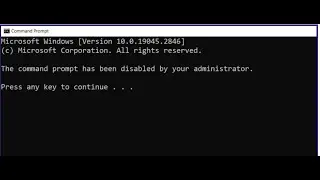 How to block command prompt by gpo windows 10 & 11
