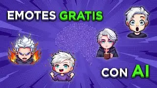 ✅ Como Crear EMOTES GRATIS para Twitch con AI