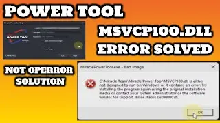 Miracle power tool not opening solution | power tool open error