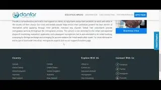 Webtis Software Solutions Client Work - danfaroverseas.com
