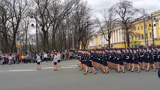 Парад Победы 2017 в Санкт-Петербурге. Генеральная репетиция