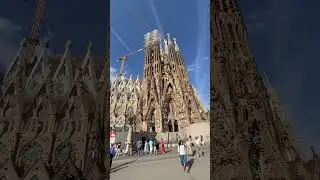 La Sagrada Familia at Barcelona - beautiful place to visit. Just that they require tickets …