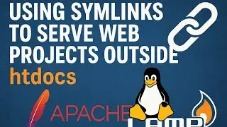 Using Symlinks to serve web projects outside htdocs in Apache (LAMP stack) on Linux
