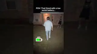 That friend with a low social battery… 🪫 