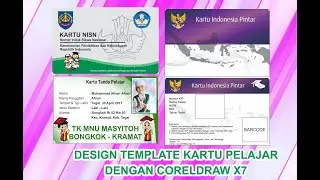 Design Template Kartu Pelajar