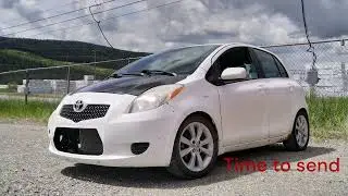 Toyota Yaris shitbox @ Cariboo Raceway Park, Quesnel - June 16, 2024