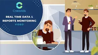 Real Time Data & Reports Monitoring Dashboard Video | Animated Explainer Video in Telecom Industry