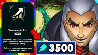 So I think Phenomenal Evil might be bugged on Swain... (3500 TOTAL AP WTF?)