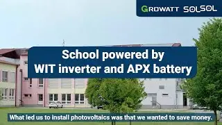 Growatt Hybrid Inverters & Batteries at Local School and Municipal Building in Lišov, Czechia