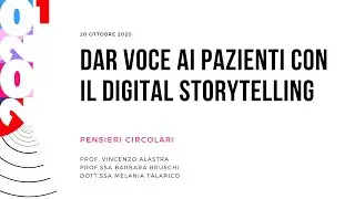 Dar voce ai pazienti con il digital storytelling - Webinar di Pensieri circolari