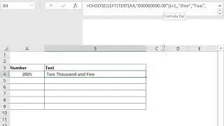 #Shorts How to convert number to words text in Excel