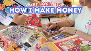 How I Make Money With My Art 🎨 Income Sources, Future Plans & Advice For Beginners