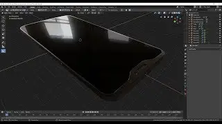 Blender SmartPhone modeling Timelaps (making of)