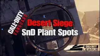 Desert Siege SnD GODSPOTS! - Lines of Sights