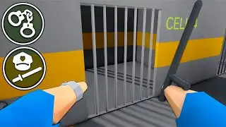Playing as Barry in Barry's Prison Run Obby ROBLOX