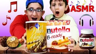 أصوات الاكل الحقيقية لعشاق الشكولاته 😋🍫 ASMR CHOCOLATE DESSERT EATING SOUND MUKBANG