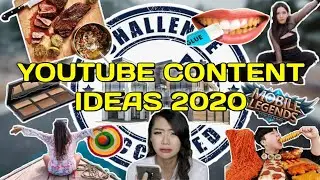 TOP 20 YOUTUBE CONTENT IDEAS | 2020 | Julizmo TV