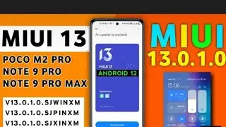 Redmi note 9 pro max miui 13 new update how to update redmi Pro max miui 13 version