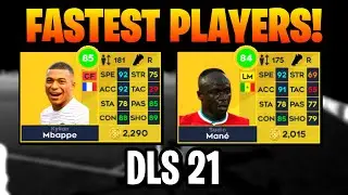 Top 30 Fastest Players In Dream League Soccer 2021!