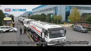 Chengli special hazardous chemical tank truck exported to Mongolia.