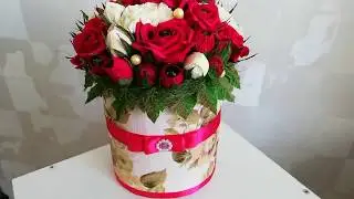 Букет из роз с конфетами/Как красиво собрать букет/Мастер класс