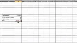 How to use PMT Function and Goal Seek Functions in Microsoft Excel