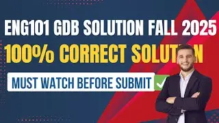 ENG101 GDB SOLUTION FALL 2025 || ENG101 GDB SOLUTION 2025