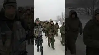 Мобилизованные татарские солдаты поют 